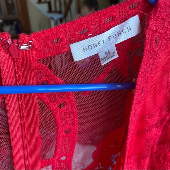 Honeypunch Red Maxi Romper Maxi size Medium - Picture 4 of 5